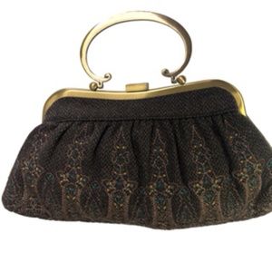 Ann Taylor Loft Woven Fabric Handbag